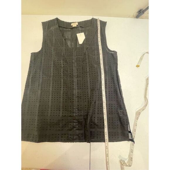 J.Crew women’s sleeveless blouse black size 2 NWT - Picture 4 of 7